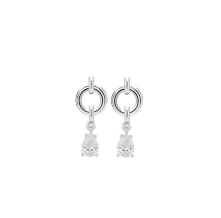 Callie small plain crystal ear s/clear