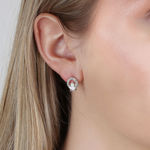 Callie crystal circle ear s/clear