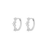 Lorrie small crystal ear s/clear