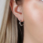 Lorrie small crystal ear s/clear