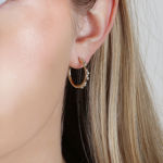 Lorrie crystal ear g/clear