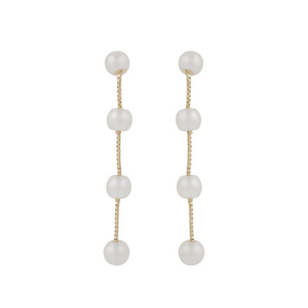 Karan chain ear g/white