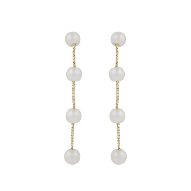 Karan chain ear g/white