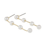 Karan chain ear g/white