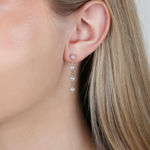 Karan chain ear g/white