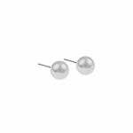 Jackie pearl ear 8mm s/white