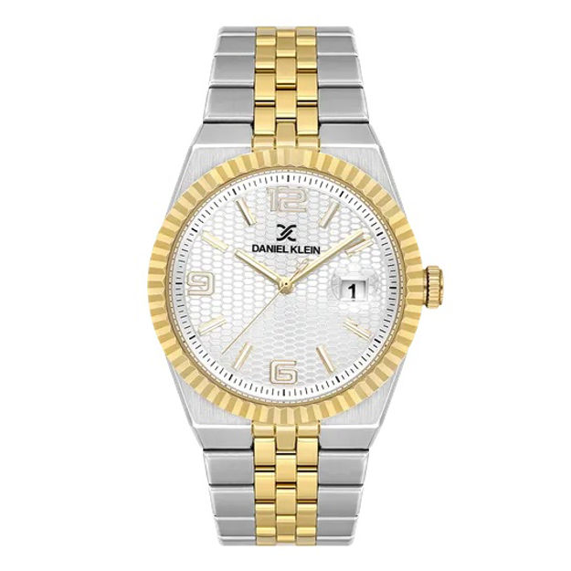 Daniel Klein Premium herreur tofarget med sølv skive & lenke 5 ATM  41mm