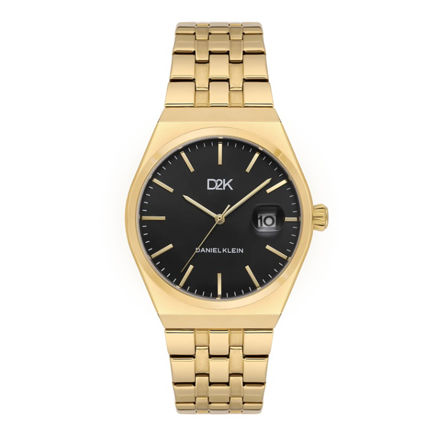 Daniel Klein D2K herreur i double med lenke & svart skive 3 ATM  41mm