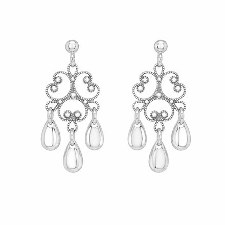 Sølv ørepynt bunad