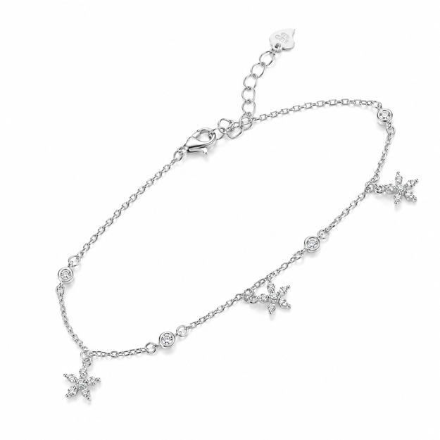 Caia Silver rhodinert armlenke 16+4cm
