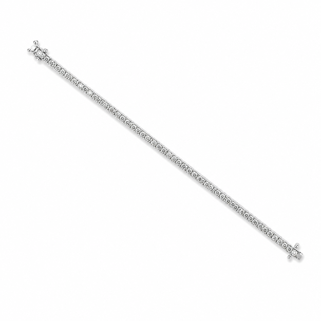 Gull 585 tennis armlenke 3,00ct W/SI3