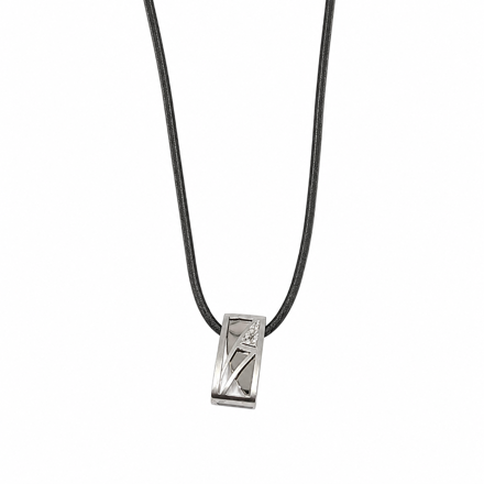 Sølv halssmykke cubic zirconia