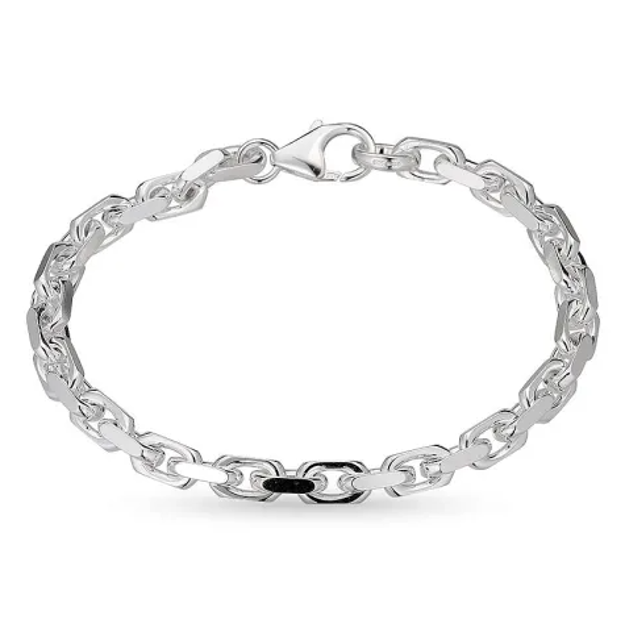 Sølv armbånd 5mm Anker 23cm