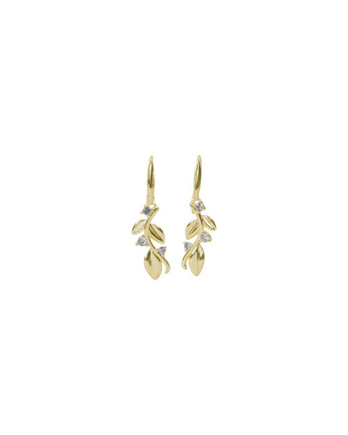 Minna crystal long ear g/clear