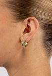 Minna crystal ring ear 18mm g/clear