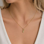 Minna crystal pendant neck 40-45 g/clear