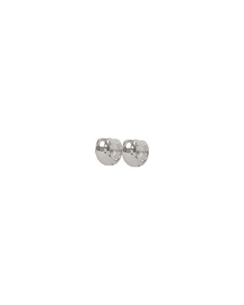 Union Nine hammered ring ear 12mm plain s