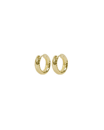 Union chunky hammered ear 15mm plain g
