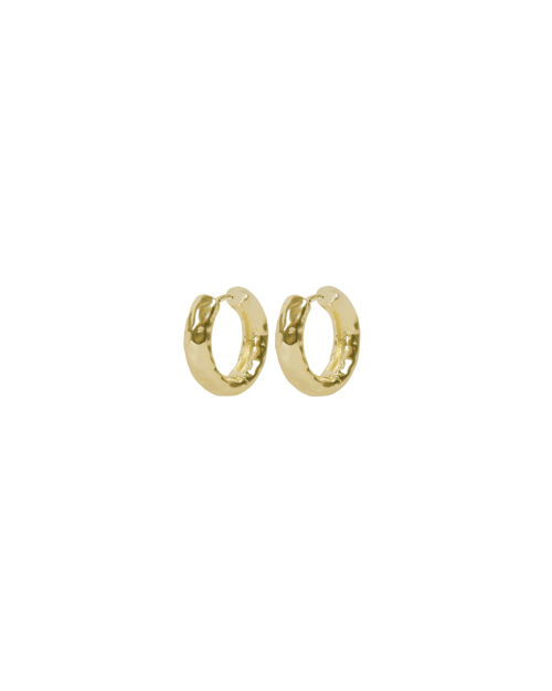 Union chunky hammered ear 15mm plain g