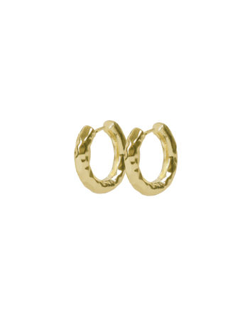 Union chunky hammered ear 20mm plain g