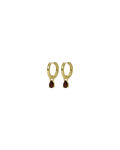 Trinity drop pendant ring ear g/brown