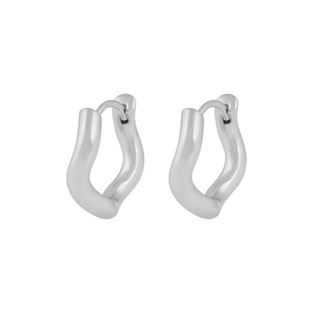 Union Curve ring ear 15mm plain s