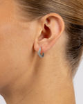 Union Curve ring ear 15mm plain s