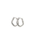 Union Curve crystal ring ear 20mm s/clear