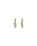 Union Curve crystal ring ear 20mm g/clear