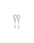 Trinity chain pendant ring ear s/clear