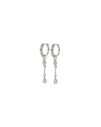 Trinity chain pendant ring ear s/clear