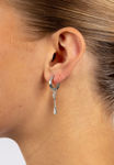 Trinity chain pendant ring ear s/clear