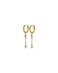Trinity chain pendant ring ear g/clear