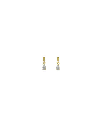 Trinity drop pin ear g/clear