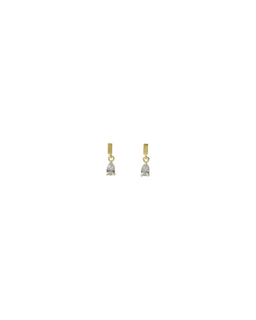 Trinity drop pin ear g/clear