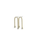 Trinity double drop ear g/clear