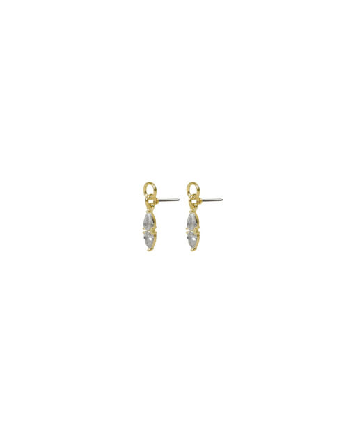 Largo crystal pin ear g/clear