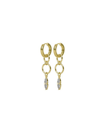 Largo triple crystal ear g/clear