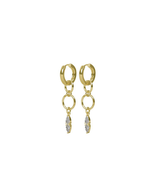 Largo triple crystal ear g/clear