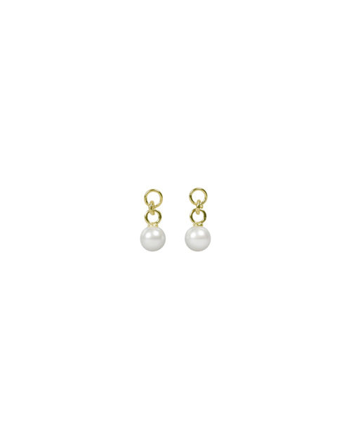 Largo pearl pin ear g/white