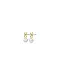 Largo pearl pin ear g/white