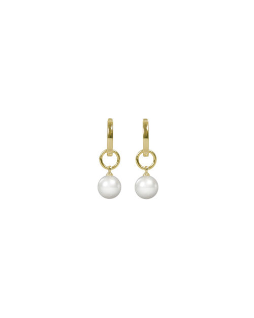 Largo doble pearl ear g/white