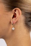 Largo doble pearl ear g/white