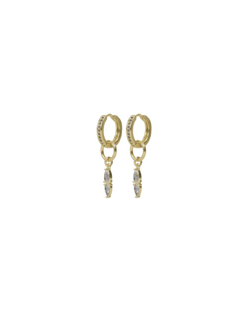 Largo doble crystal ear g/clear