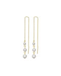 Largo chain pearl ear g/white