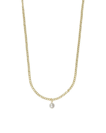 Largo pearl charm neck 2 40-45 g/white