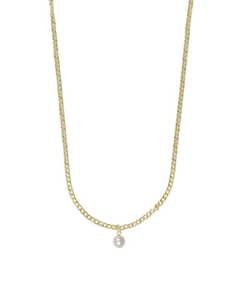 Largo pearl charm neck 2 40-45 g/white