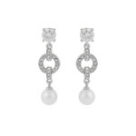 Callie pearl ear s/white