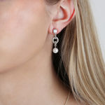Callie pearl ear s/white