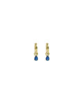 Trinity drop pendant ring ear g/denim